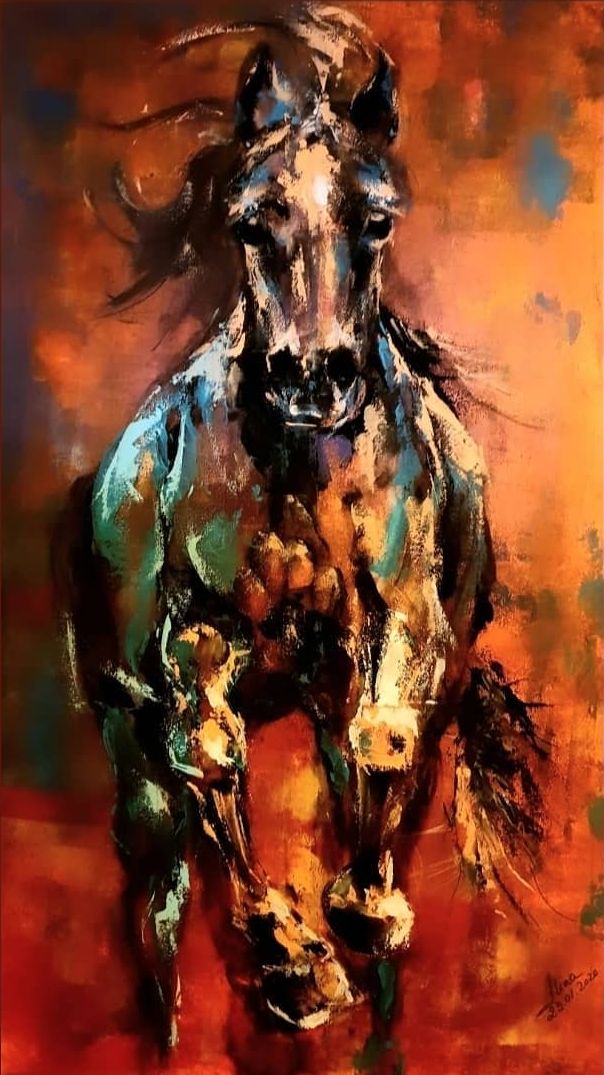 ArteDiAlina.com painting: Full speed